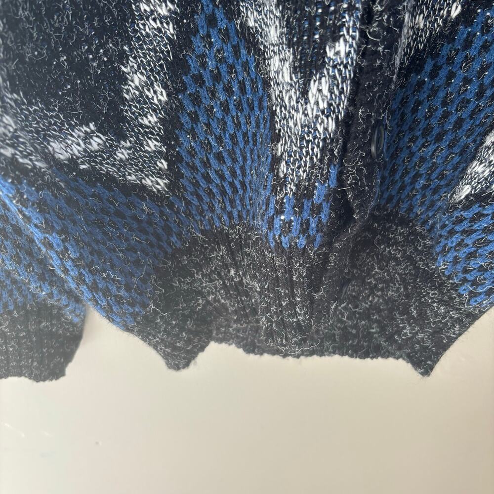 Vintage Exchange Unlimited Cardigan Sweater Eclectic Grandpa Geometric Size M - Picture 6 of 7
